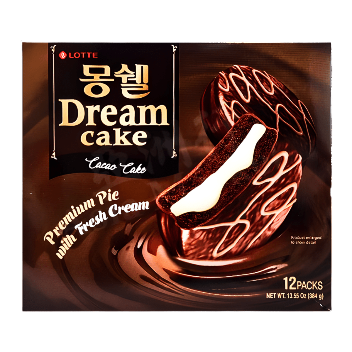 [LOTTE] Moncher Cocao Cake - 384g(12PK) - A&E Foodstore