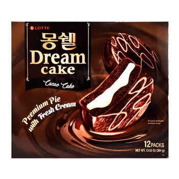 [LOTTE] Moncher Cocao Cake - 384g(12PK) - A&E Foodstore