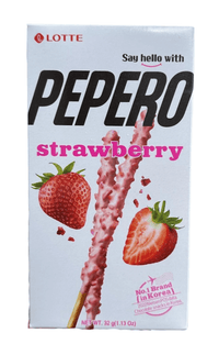 Lotte Pepero Strawberry 1.13oz - A&E Foodstore
