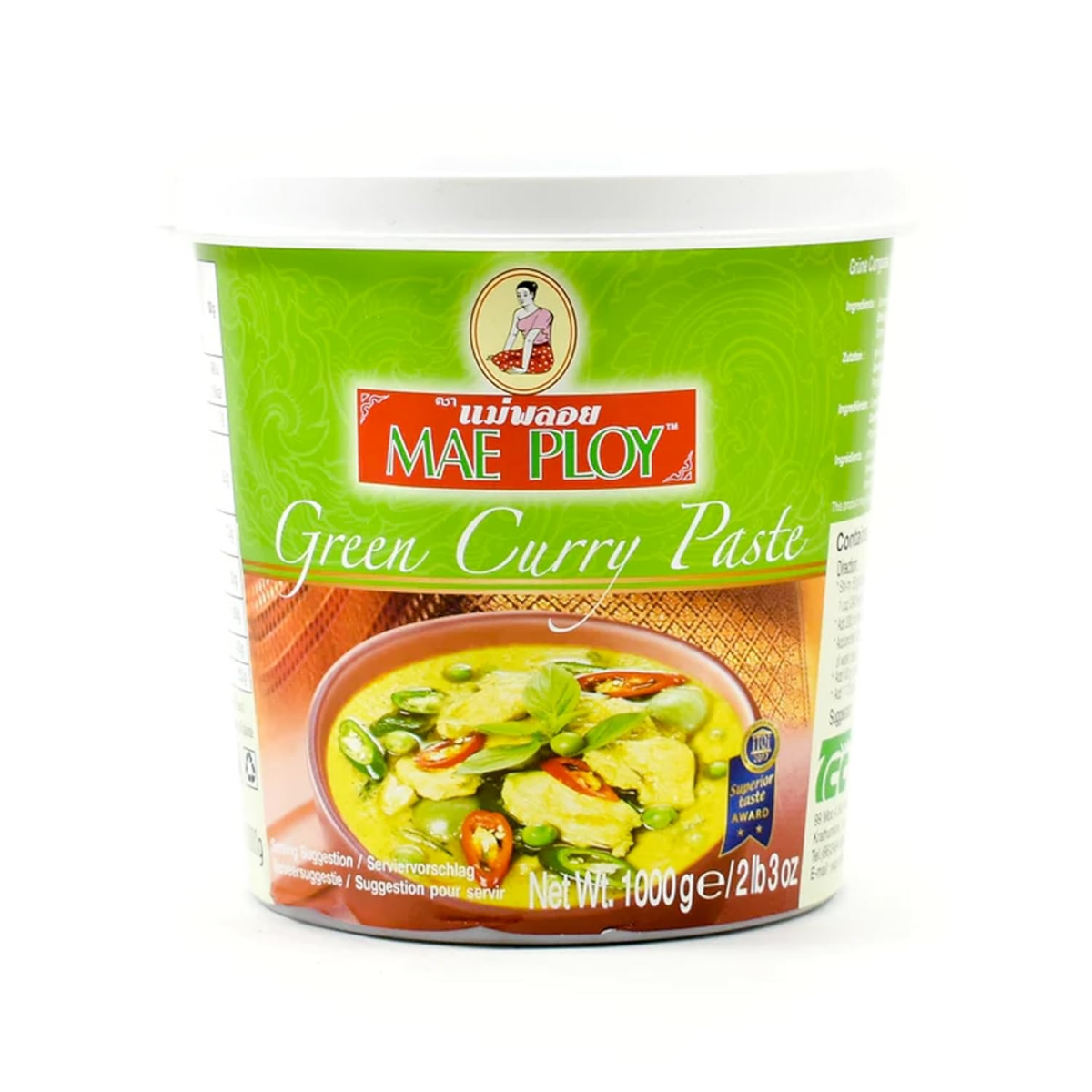 Mae Ploy Green Curry Paste 1000g - A&E Foodstore