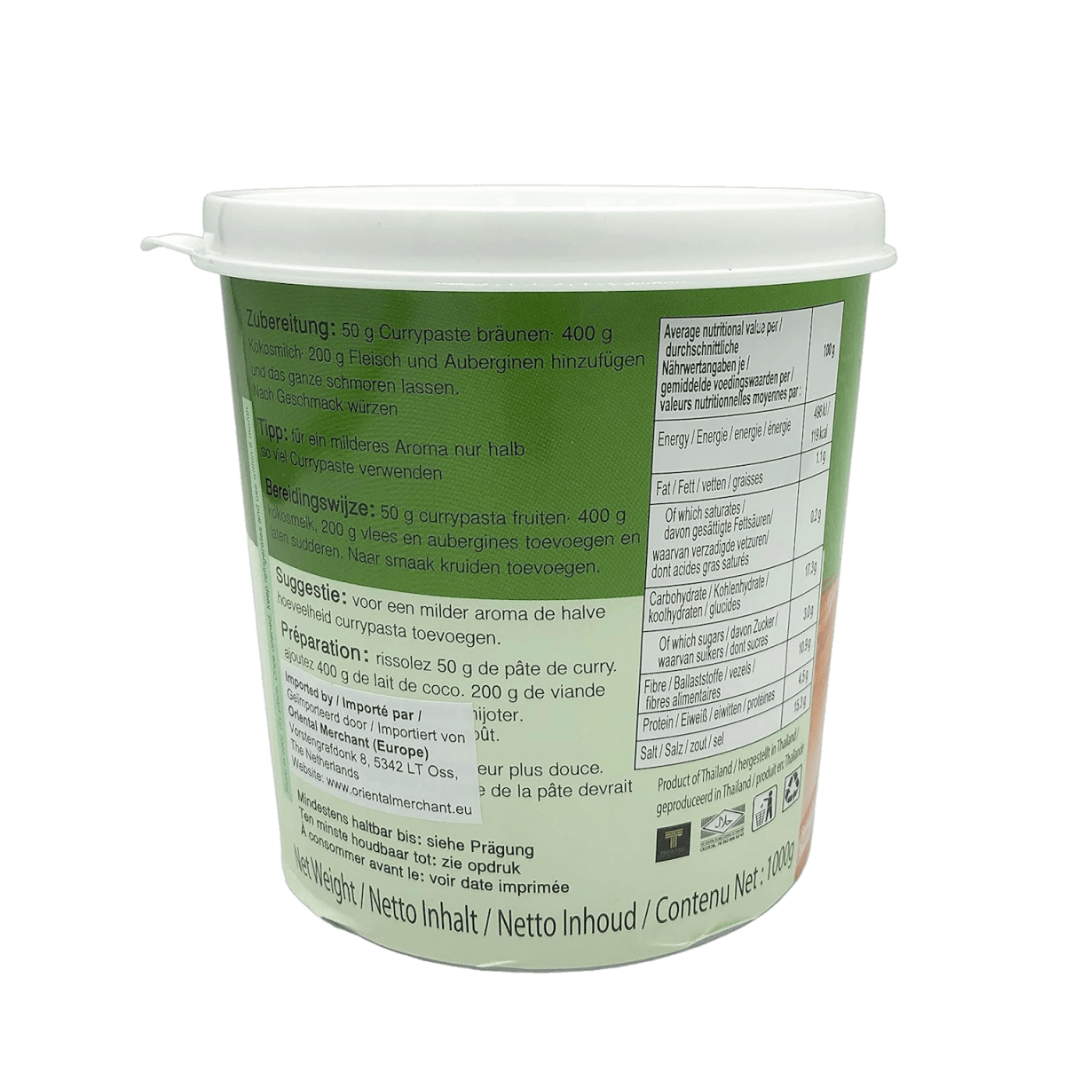 Mae Ploy Green Curry Paste 1000g - A&E Foodstore