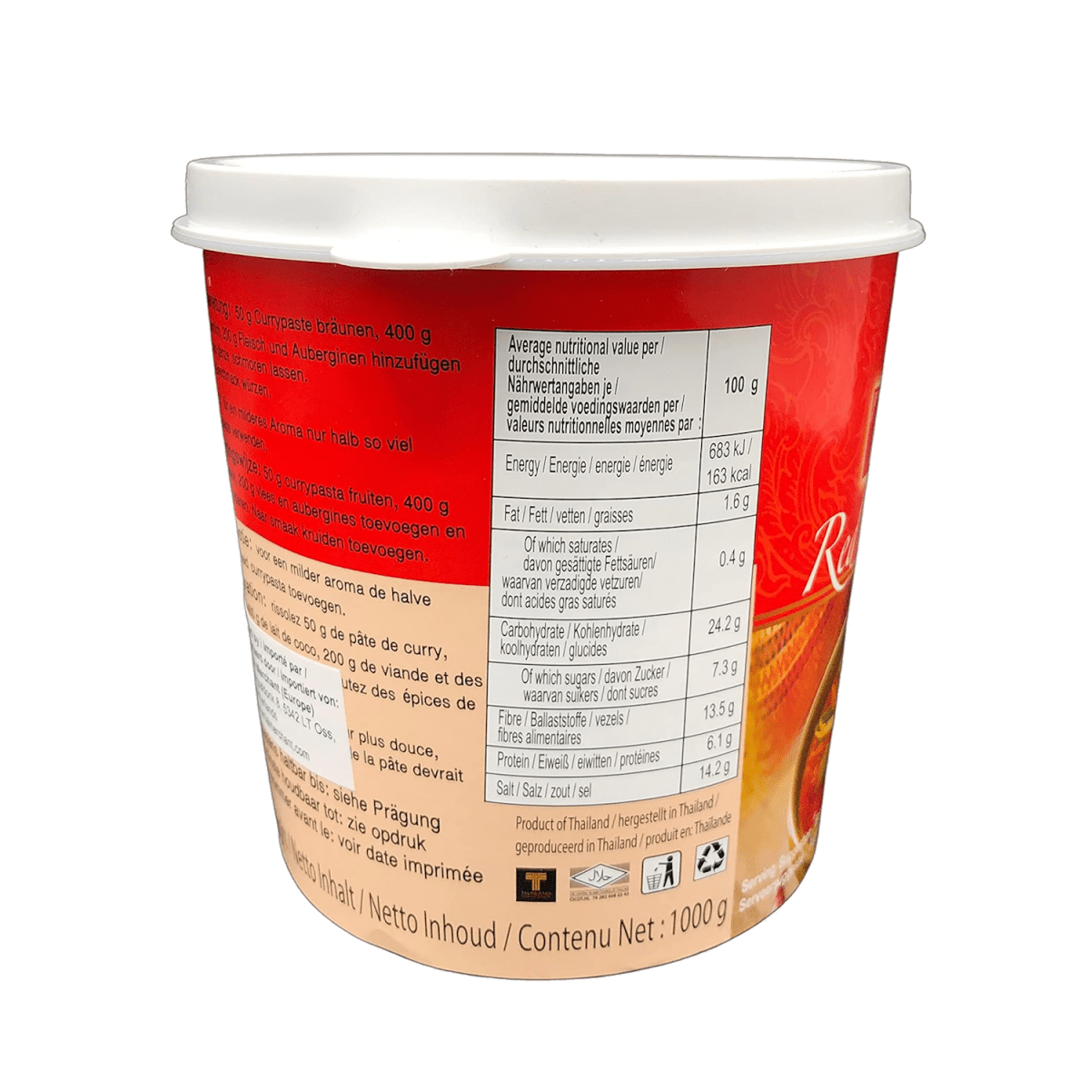 Mae Ploy Red Curry Paste 1000g - A&E Foodstore