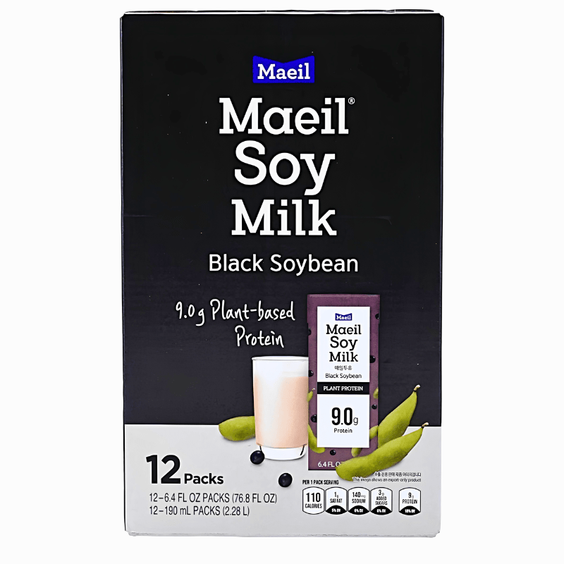 [Maeil] Black Soybean Milk - 190ml x 12 Pack - A&E Foodstore