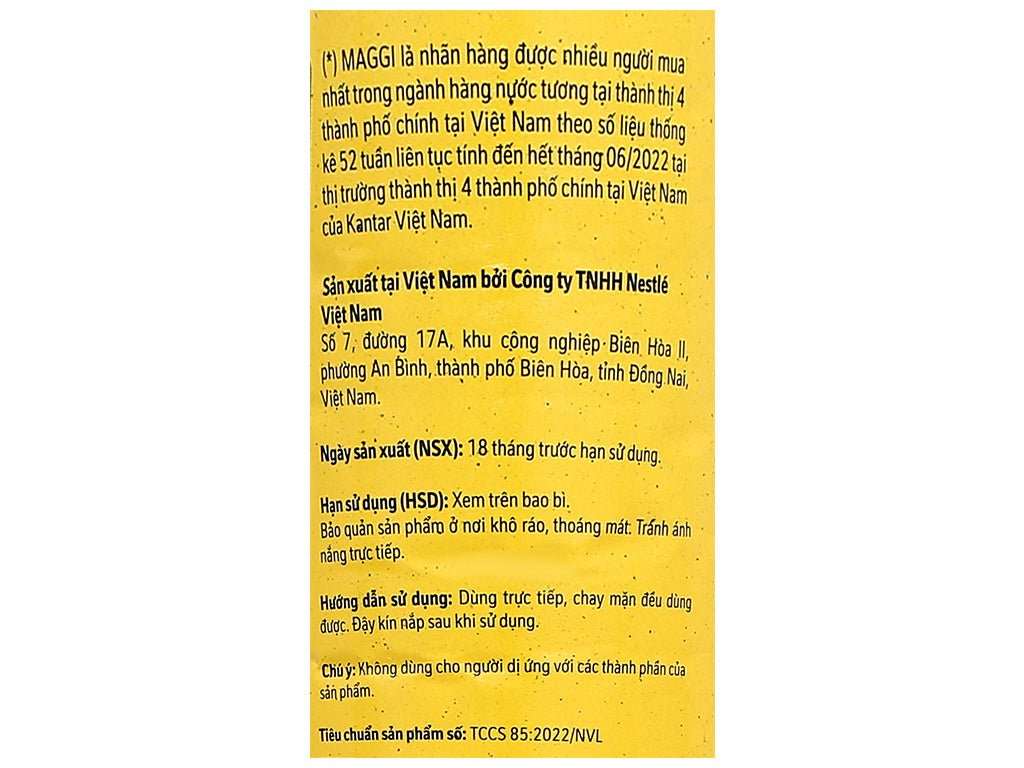 Maggi Mild Soy Sauce 700ml - A&E Foodstore