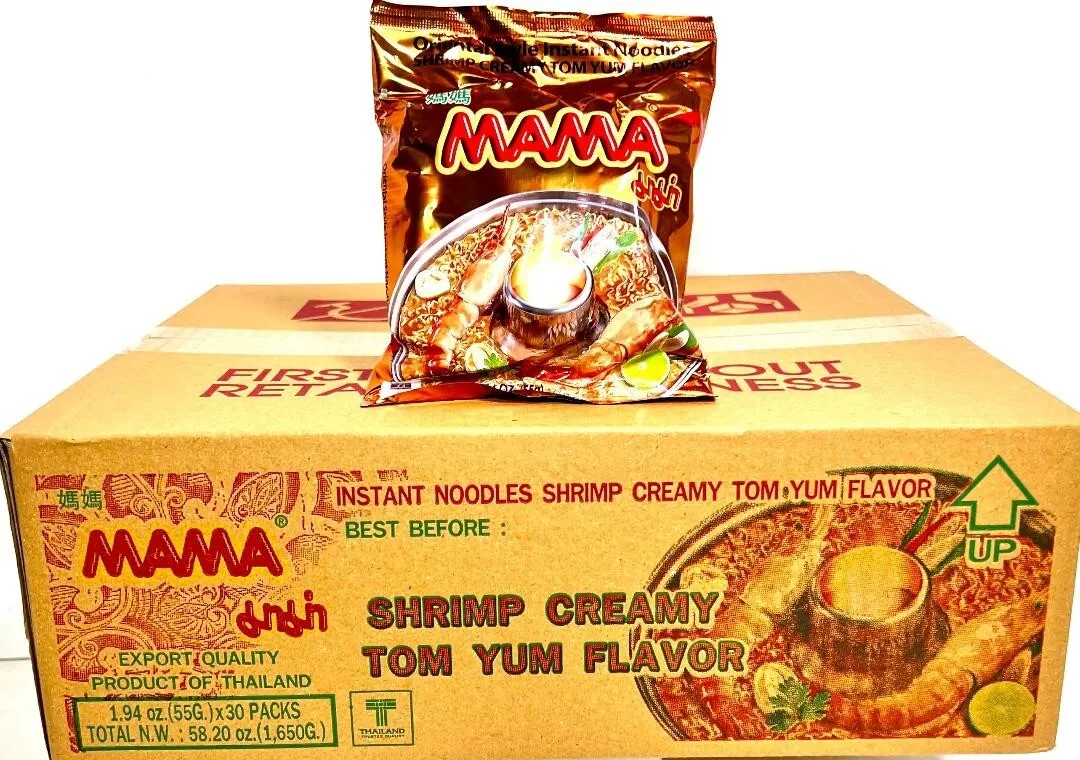 Mama Instant Noodle, Creamy Tom Yum Spicy Flavor - A&E Foodstore