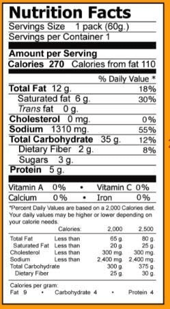 MAMA Instant Noodles Artificial Pork Flavor - A&E Foodstore