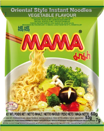 Mama Oriental Style Instant Noodles, Vegetable Flavour - A&E Foodstore