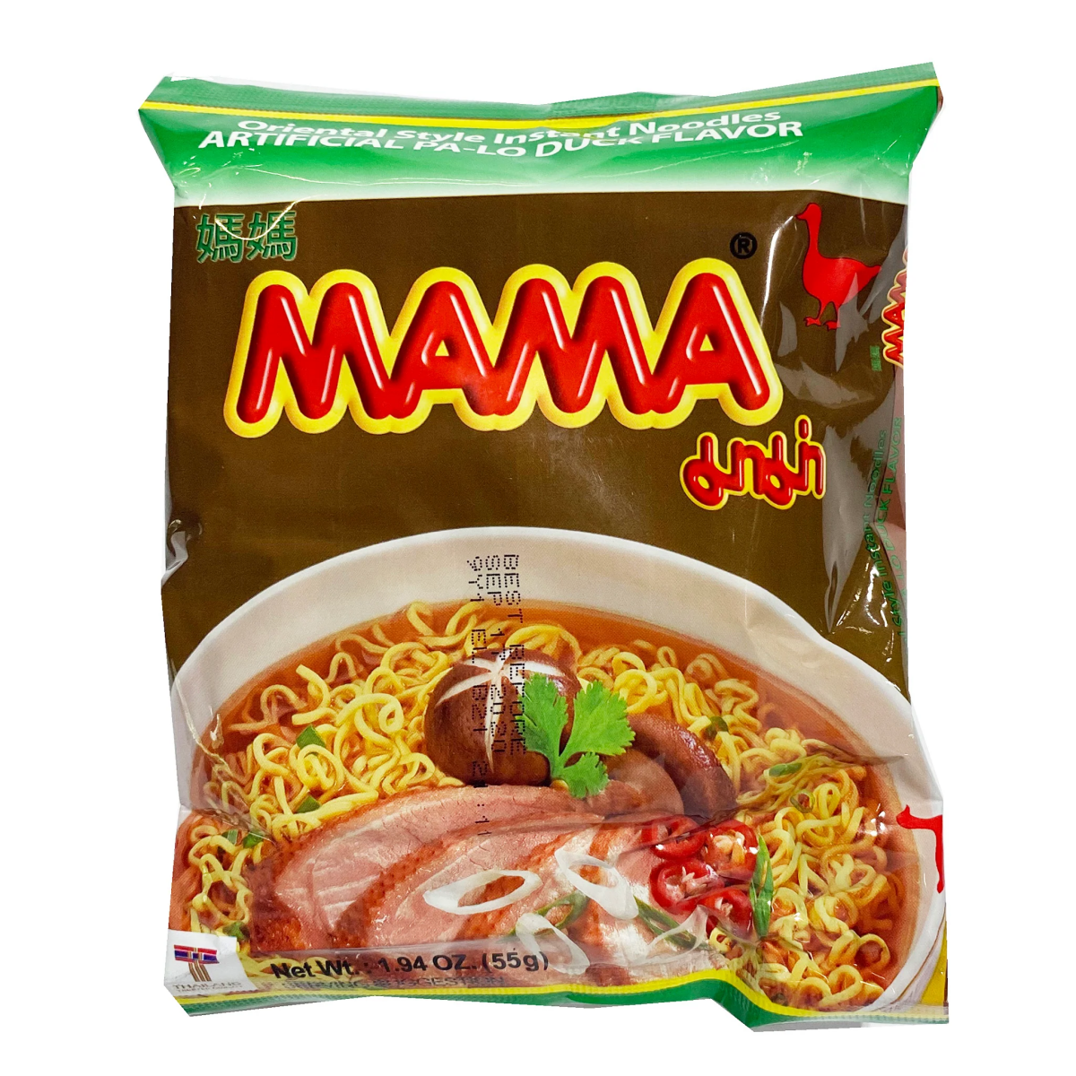 Mama Oriental Style Noodle Pa Lo Duck Flavor - A&E Foodstore