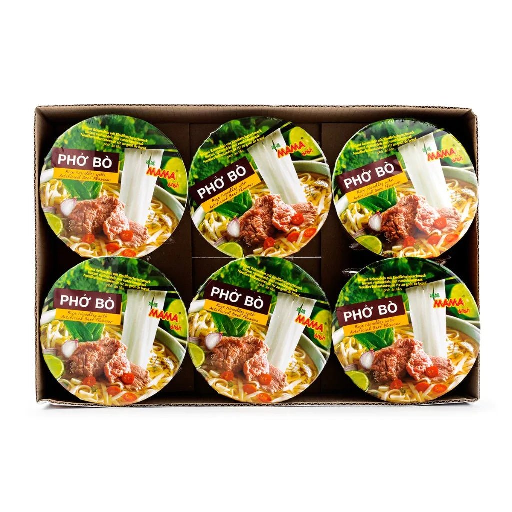 Mama Pho Bo Rice Noodles, Beef Flavor - A&E Foodstore