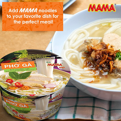 MAMA Pho Ga Instant Chicken Soup Bowl Noodle In Vietnamese Style - A&E Foodstore