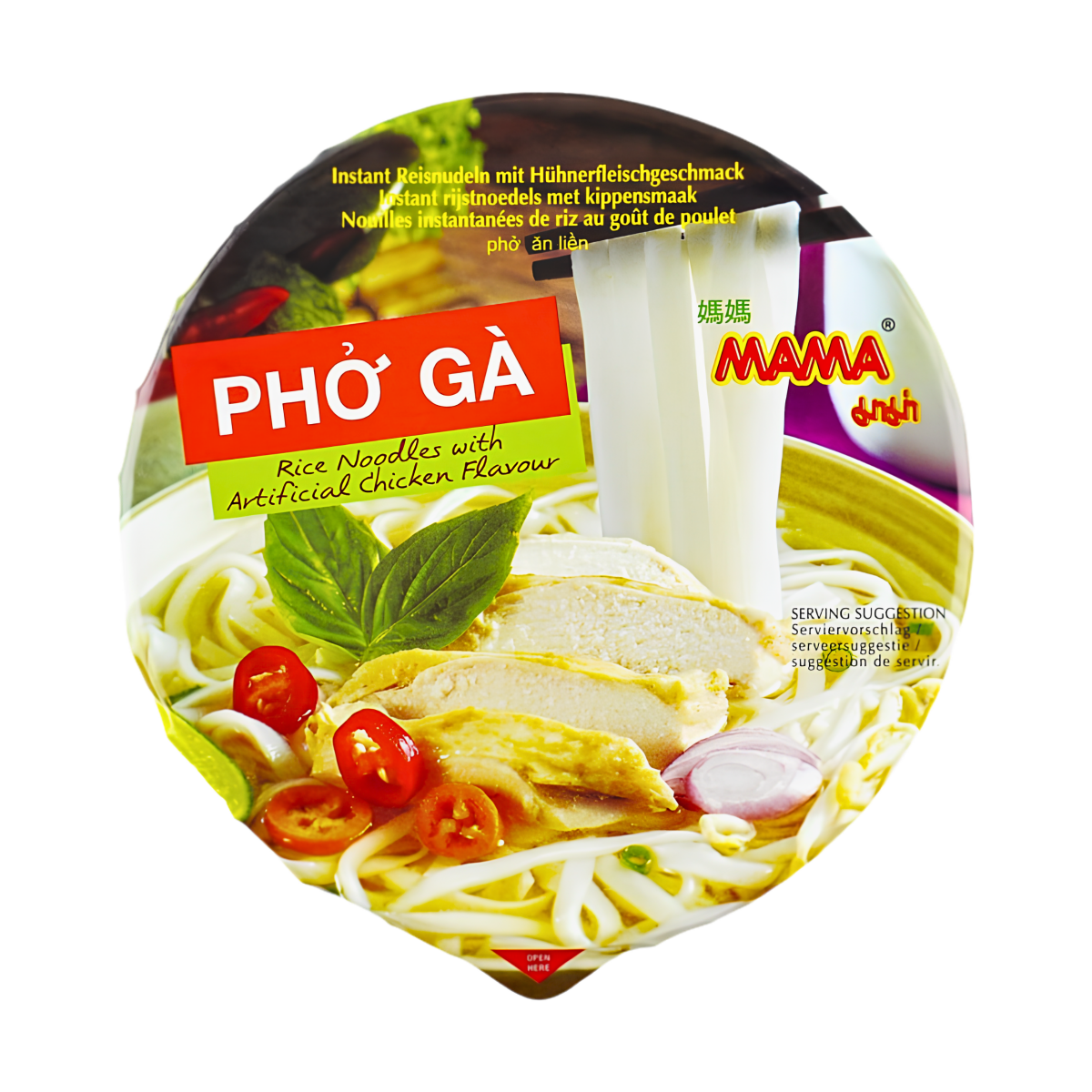 MAMA Pho Ga Instant Chicken Soup Bowl Noodle In Vietnamese Style - A&E Foodstore