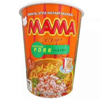 Mama Pork Flavor Instant Cup Noodles 2.47oz