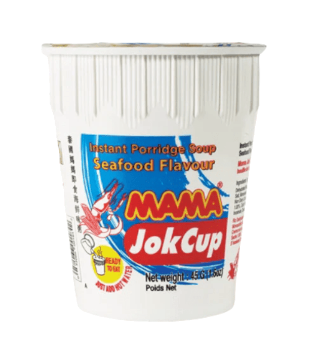 MAMA SEAFOOD FLAVOUR RICE PORRIDGE JOK CUP 45G - A&E Foodstore