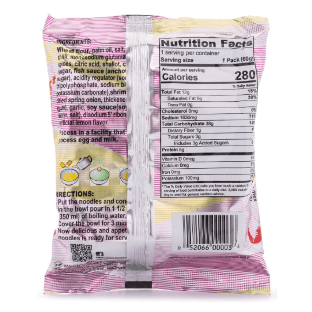 [MAMA] Shrimp Tom Yum Noodles - 60 g - A&E Foodstore