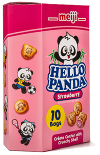Meiji Hello Panda Cookies Strawberry Filling 9.1oz - A&E Foodstore