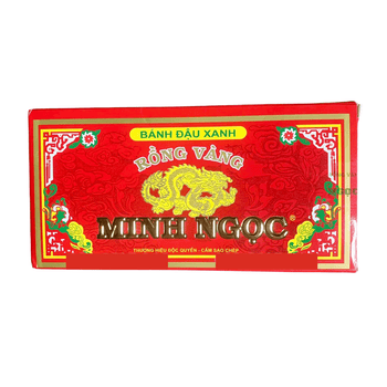 Minh Ngoc Golden Dragon Green Bean Cake 8.47oz - A&E Foodstore