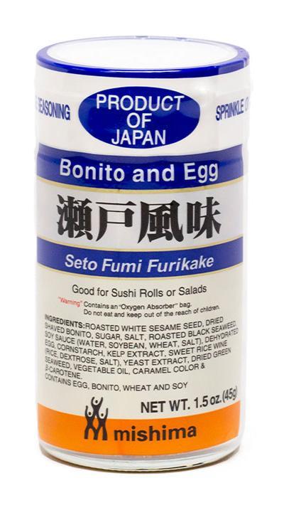 Mishima Bonito And Eggs Furikake (Seto Fumi) 1.5oz - A&E Foodstore
