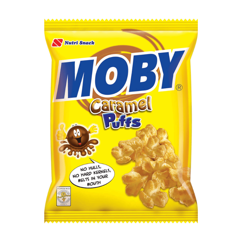 [Moby] Caramel Puffs - 90g - A&E Foodstore