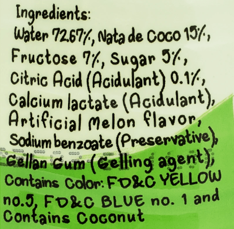 Mogu Mogu Melon Nata de Coco 10.8 oz - A&E Foodstore
