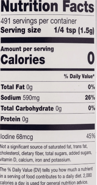 Morton Iodized Salt 26 oz - A&E Foodstore