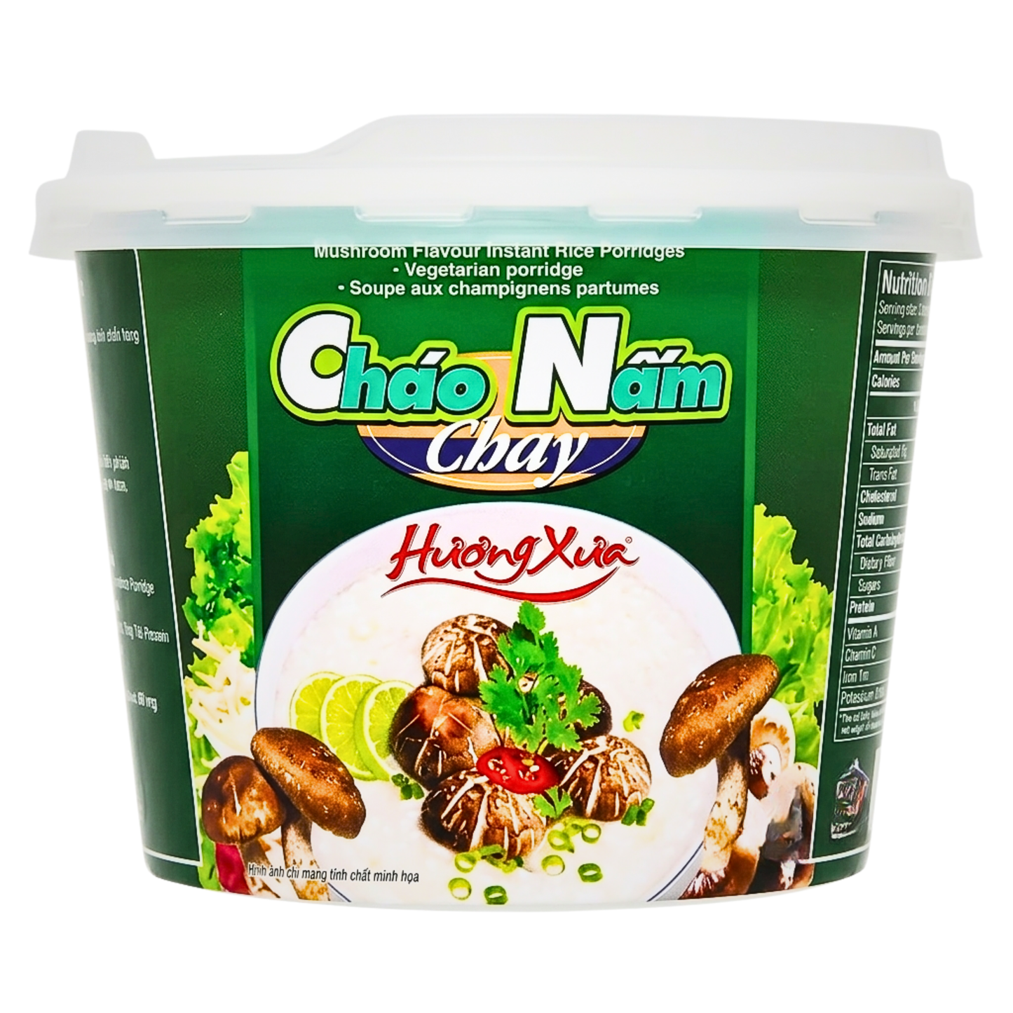 [HUONG XUA] Mushroom Veg Porridge - 70g
