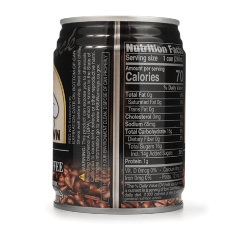 Mr. Brown Black Coffee 240 ml - A&E Foodstore
