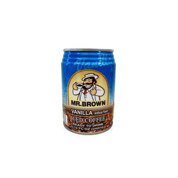 Mr. Brown Iced Coffee Vanilla 240ml - A&E Foodstore