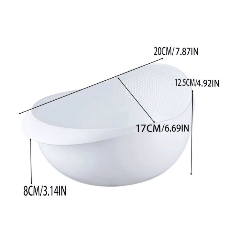 Multipurpose Plastic Drain Basket with Handle - A&E Foodstore