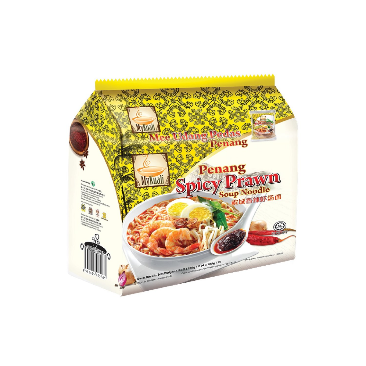MyKuali Penang Noodles Spicy Prawn - A&E Foodstore