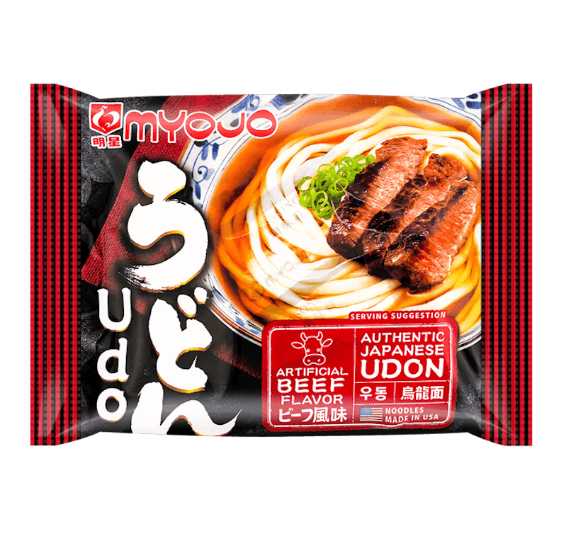 Myojo Instant Beef Udon Noodle 7.22 oz - A&E Foodstore