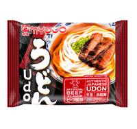 Myojo Instant Beef Udon Noodle 7.22 oz - A&E Foodstore