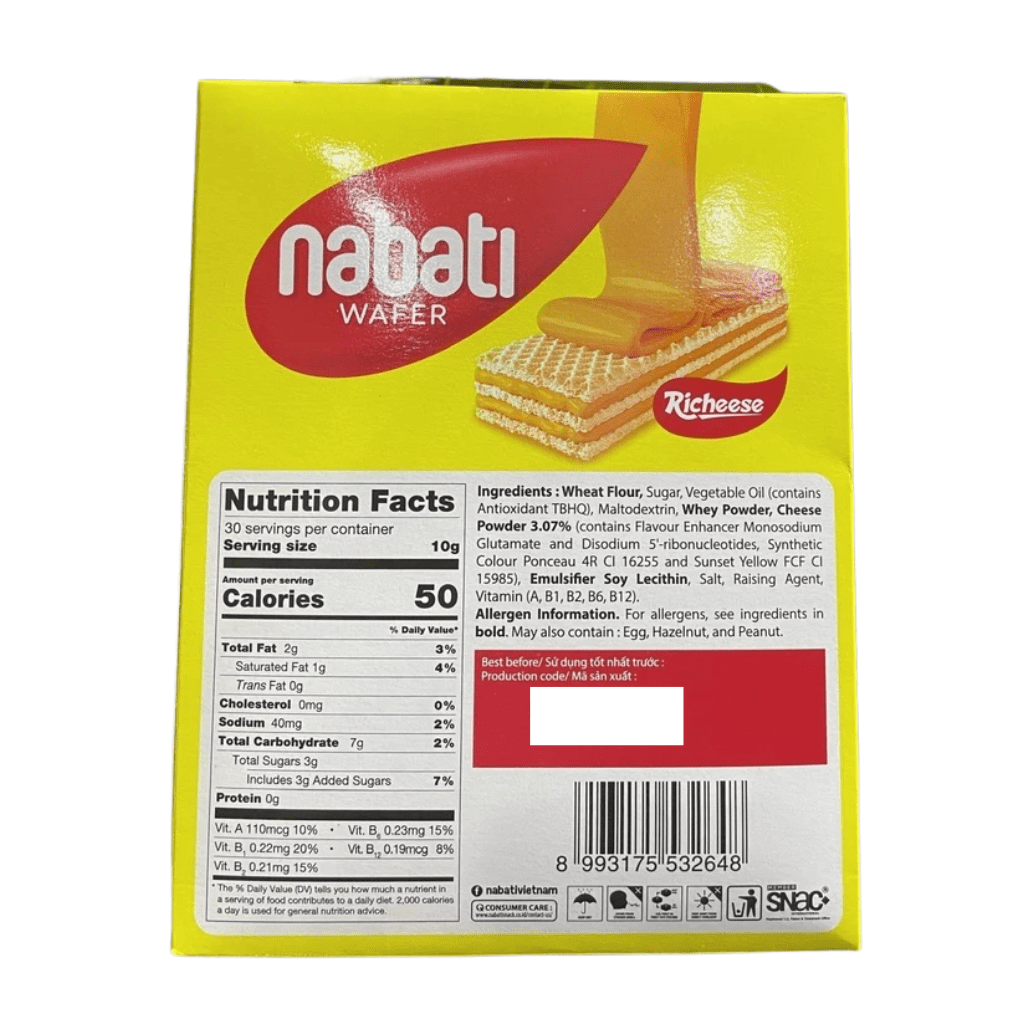 Nabati Cheese Cream Wafer 300g - A&E Foodstore