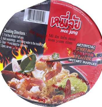 Namchow Mee - Jang Artificial Shrimp Tom Yum Flavor Instant Noodles - A&E Foodstore