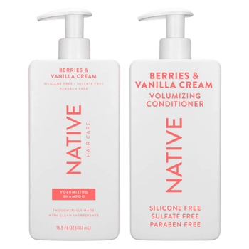 Native Berries and Vanilla Cream Shampoo and Conditioner Set, 8.25 Ounce (Pack of 2), Pink - A&E Foodstore