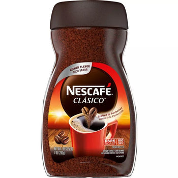 Nescafe Clasico Dark Roast Instant Coffee 7oz - A&E Foodstore