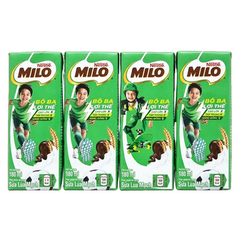 [NESTLE] Milo Malt Milk Drink - 180ml(4Pack)