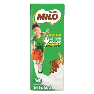 [NESTLÉ] Milo Malt Milk Drink - 180ml(4Pack) - A&E Foodstore
