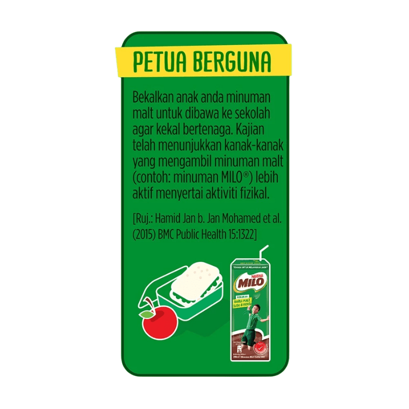 Nestle Milo Malt Milk Drink 200ml * 6 - A&E Foodstore