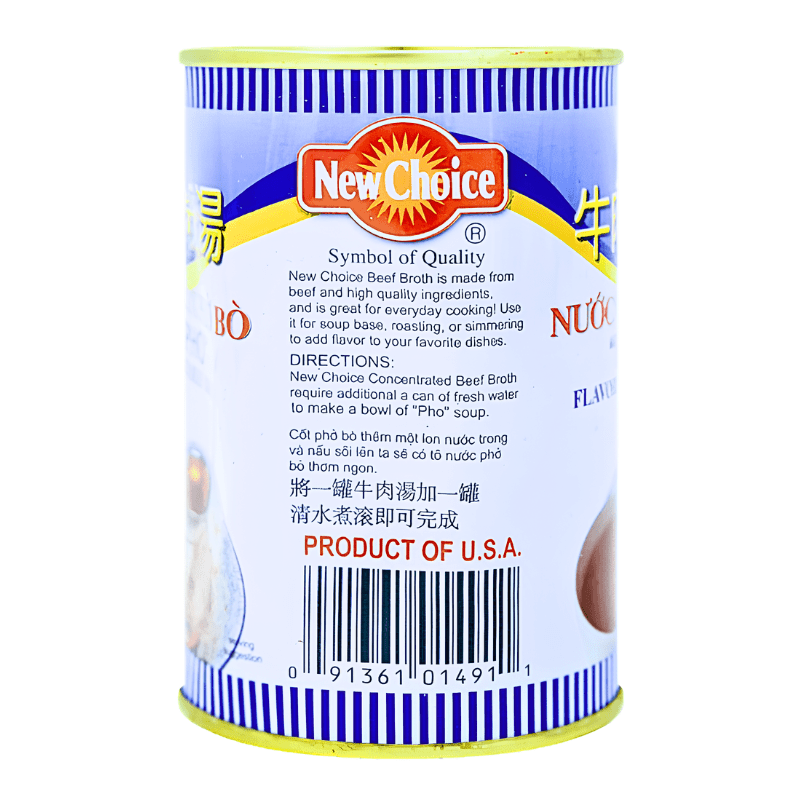 [New Choice] Pho Flavored Beef Broth - 396g - A&E Foodstore