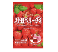 Kasugai Frutia Strawberry Gummy Candy 102g