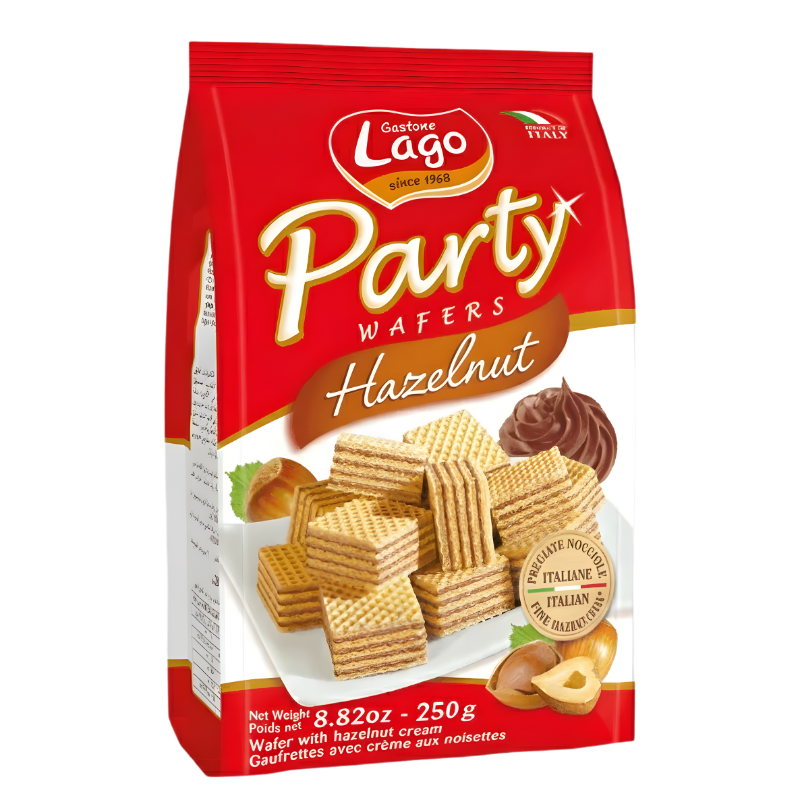 [LAGO] Hazelnut Party Wafers - 250g
