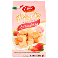[LAGO] Strawberry Party Wafers - 250g