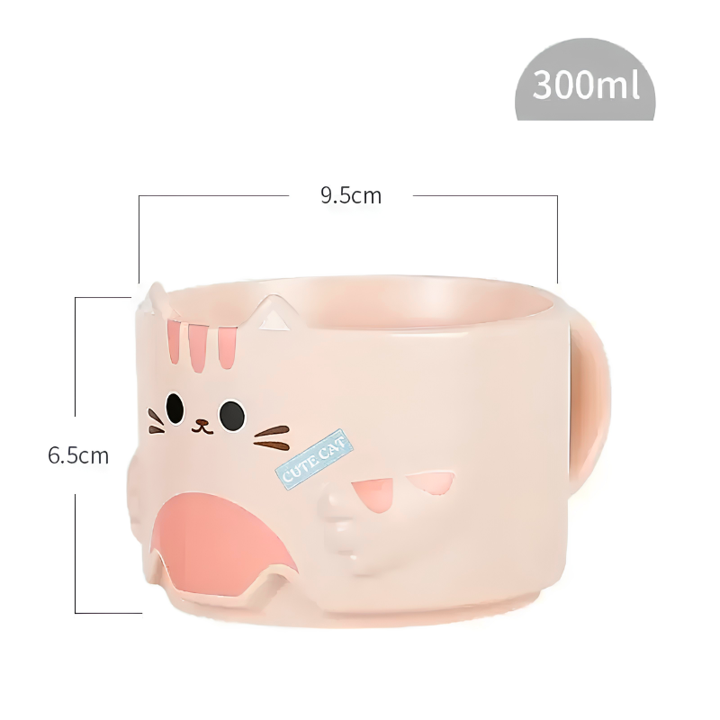 [AW Trading] Cute Cat Stacking Cup