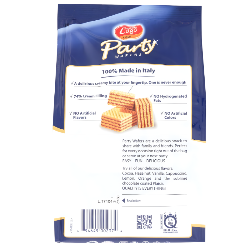 [LAGO] Chocolate Party Wafers - 250g