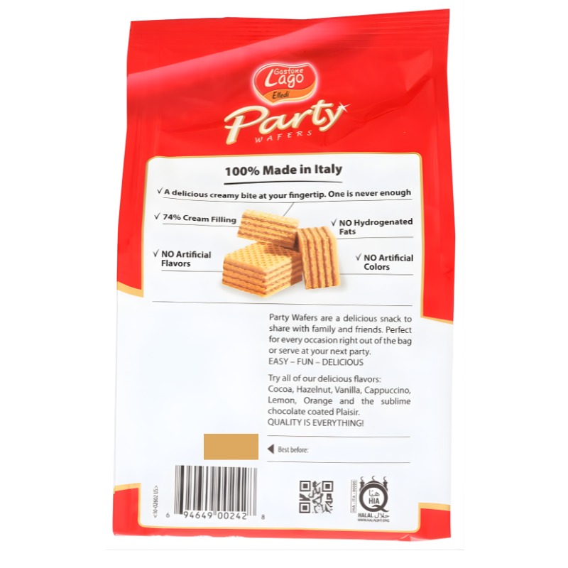 [LAGO] Hazelnut Party Wafers - 250g