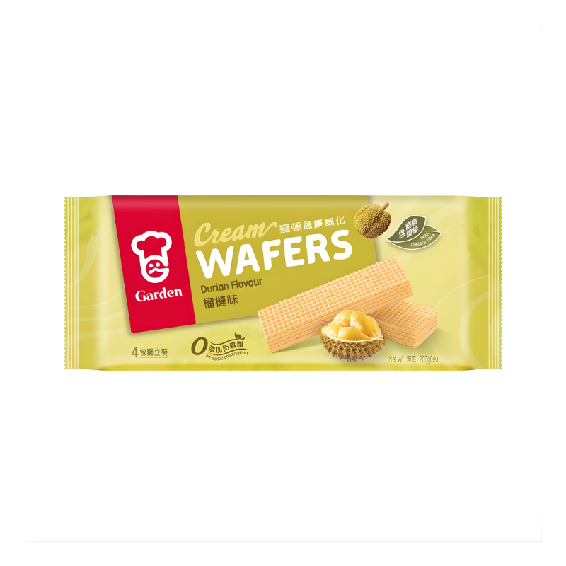 [Garden] Durian Cream Wafers - 7oz