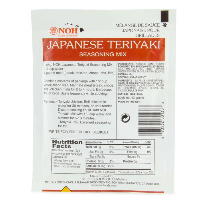 NOH - Japanese Teriyaki Seasoning Mix 1.1 oz - A&E Foodstore