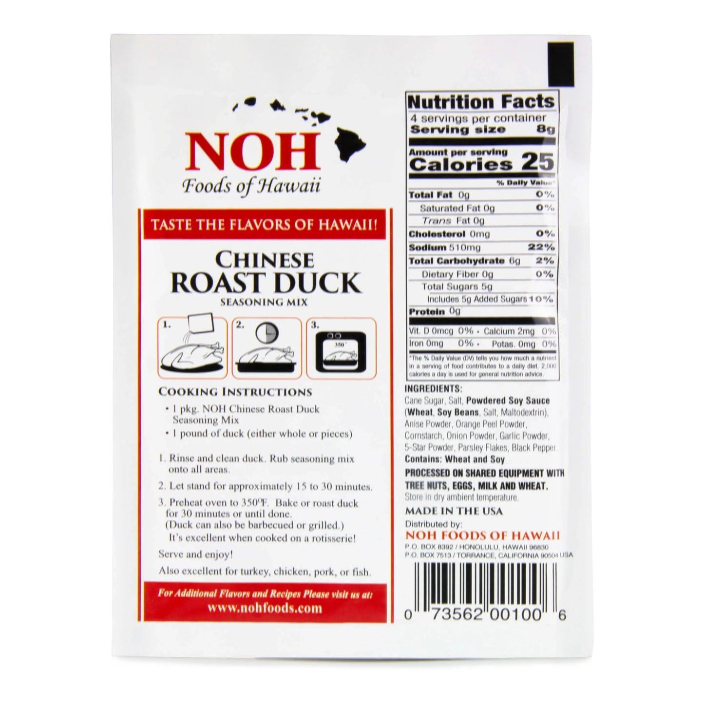 NOH - Chinese Roast Duck Seasoning Mix 1.1 oz