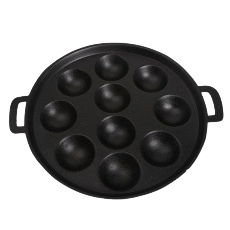 Non - Stick Vietnamese 'Banh Khot' Pan 10 Holes+ Lid - A&E Foodstore