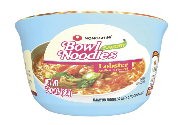 Nongshim Bowl Noodle Savory Lobster Ramyun Ramen Noodle Soup Bowl - A&E Foodstore